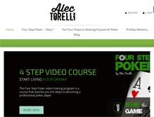 Tablet Screenshot of foursteppoker.com